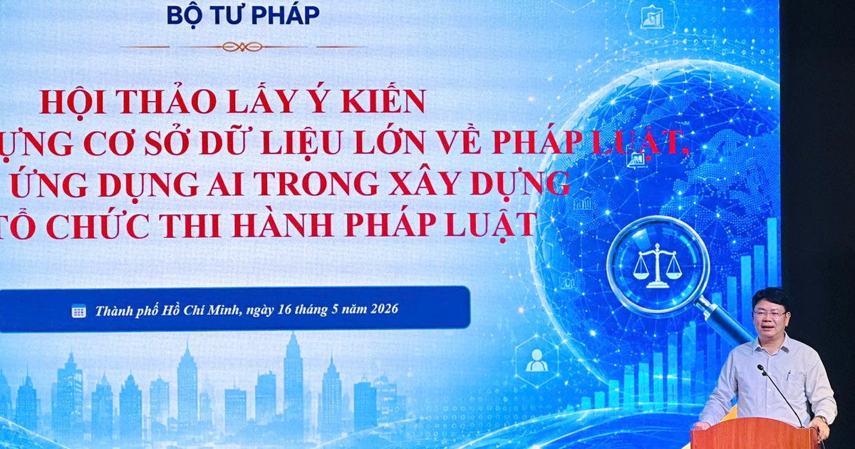 Bộ Tư pháp lấy ý kiến về Đề án ứng dụng AI trong lĩnh vực pháp luật