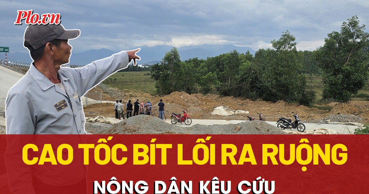 Khánh Hòa: Cao tốc bít lối ra ruộng, nông dân kêu cứu - Báo Pháp Luật TP. Hồ Chí Minh