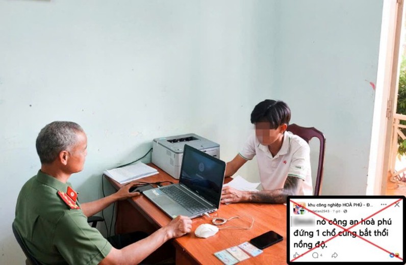 Người đăng tin 'đứng một chỗ cũng bắt thổi nồng độ' được mời lên làm việc