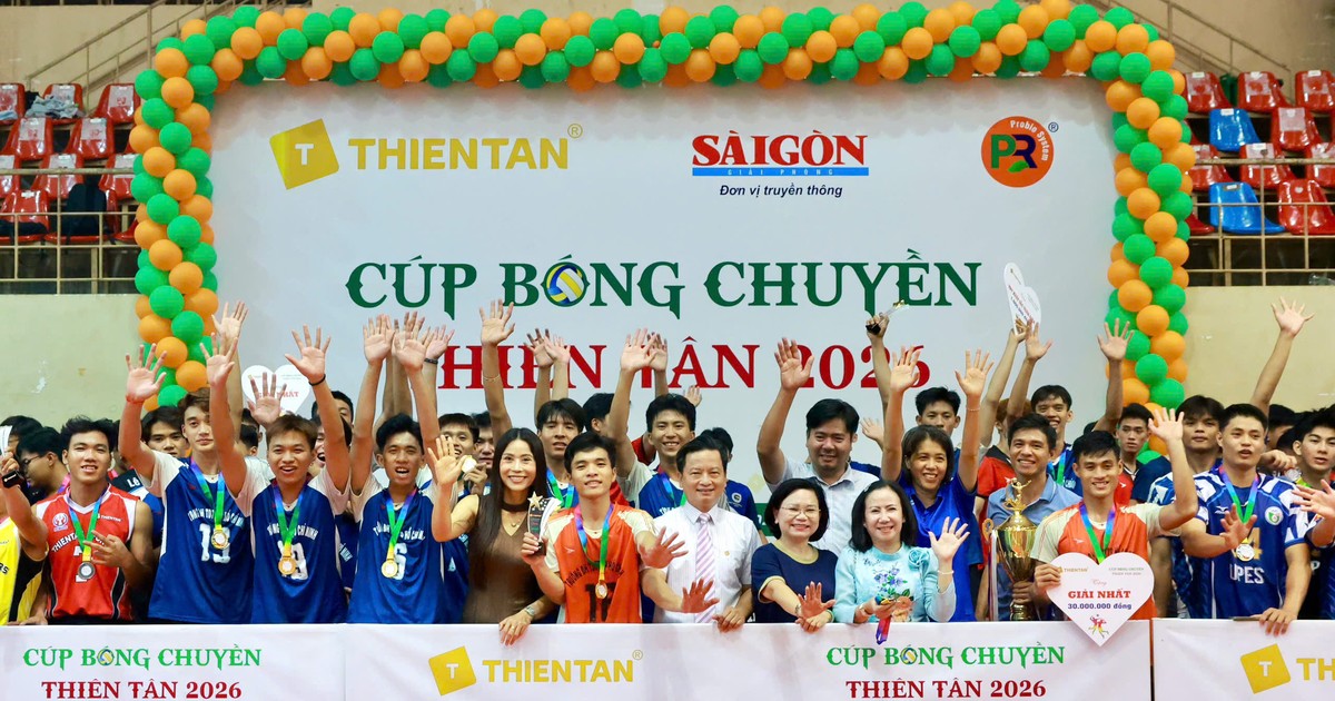 Vinh danh 2 nhà vô địch Cúp bóng chuyền Thiên Tân 2026
