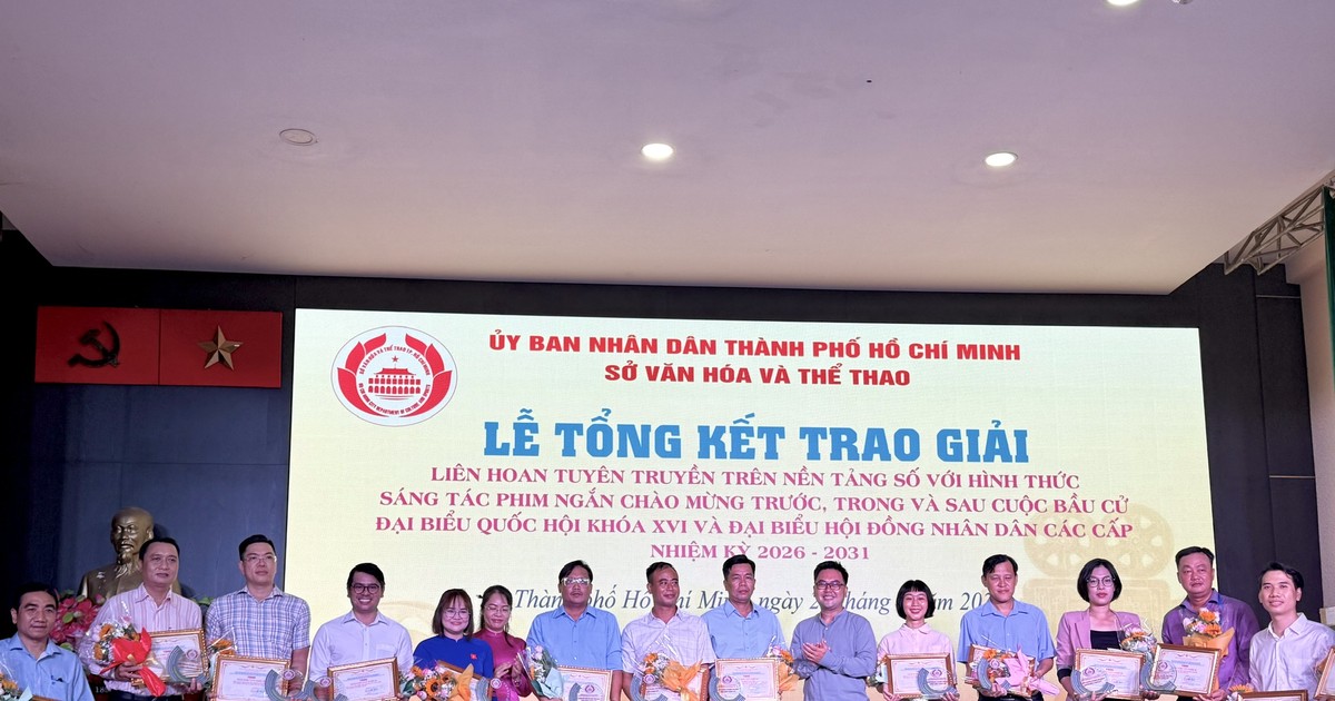 TP.HCM: Trao giải liên hoan phim ngắn tuyên truyền bầu cử trên nền tảng số