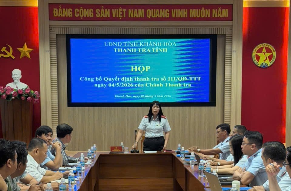 Thanh tra 7 dự án của Ban Quản lý dự án đầu tư xây dựng tỉnh Khánh Hòa