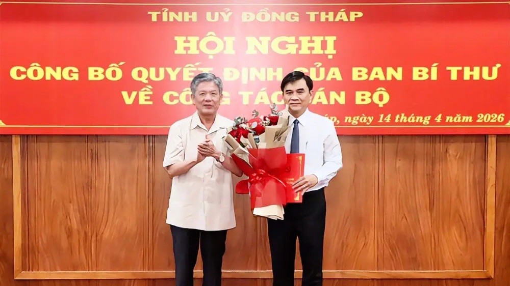 Đồng Tháp có tân Phó Bí thư Tỉnh ủy