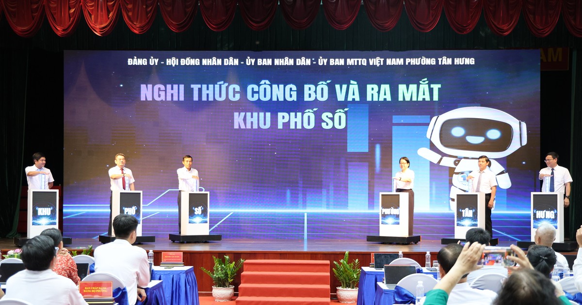 Khu phố số ở phường Tân Hưng, TP.HCM: Dùng 'QR một chạm' tương tác với chính quyền