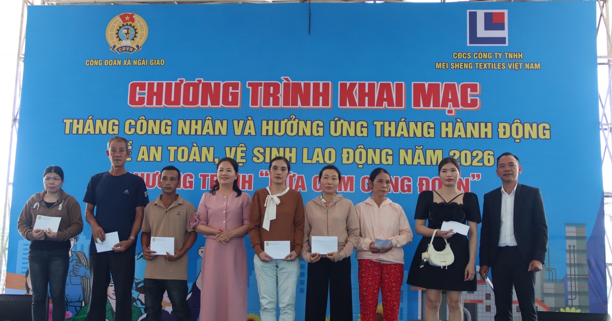 TP.HCM: 600 công đoàn viên, người lao động dự 'Bữa cơm Công đoàn', nhận nhiều phần quà dịp Lễ 1-5