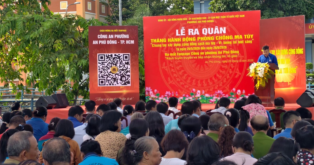 Phường An Phú Đông ra quân xây dựng địa bàn sạch ma túy