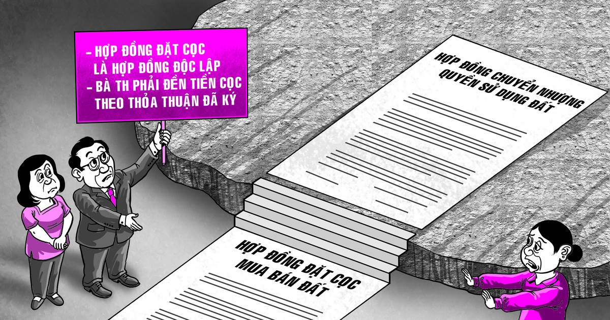 Nhận cọc 300 triệu nhưng không bán đất, bị phạt cọc 3 tỉ đồng