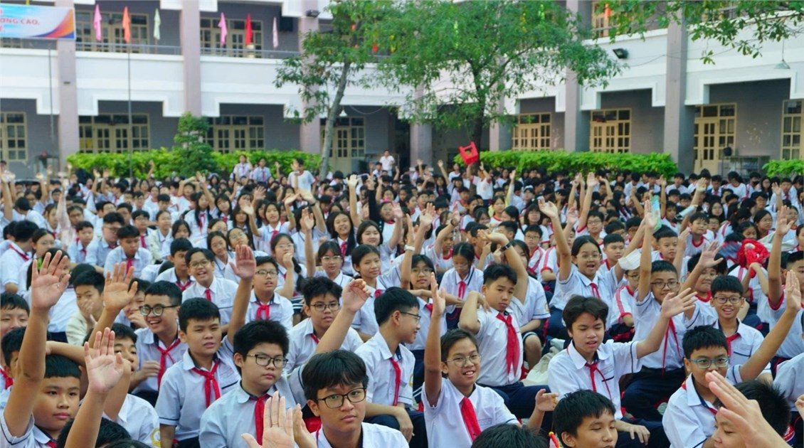 TP.HCM: Một trường THCS xét tuyển lớp 6 không giới hạn ranh giới hành chính