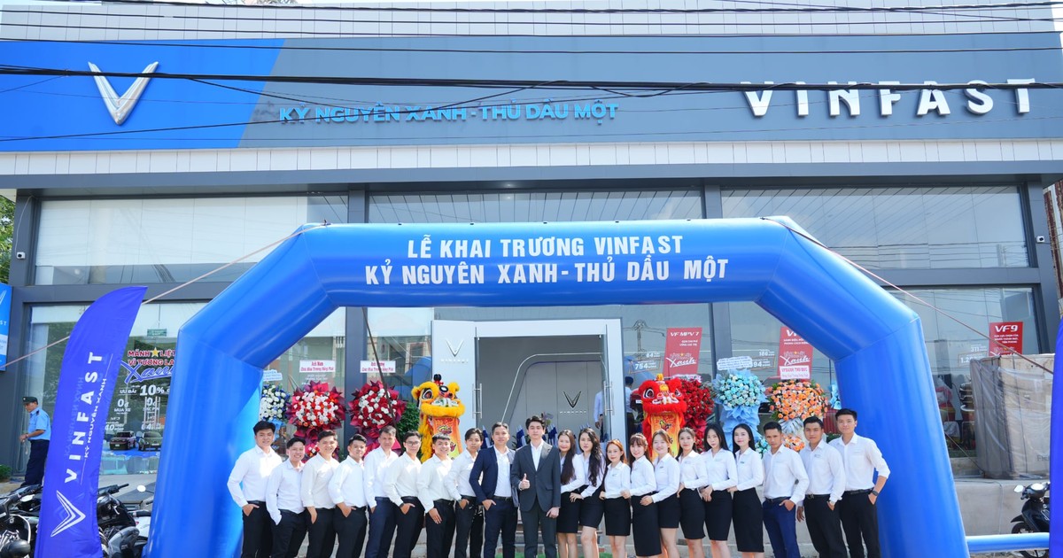 VinFast Thủ Dầu Một chính thức khai trương showroom mới tại Bình Dương cũ