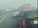 Cao tốc Long Thành-Dầu Giây hỗn loạn vì khói