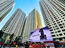 Cư dân góp tiền lắp màn hình Led ‘khủng’ để xem U-22 Việt Nam