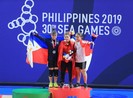 Cử tạ Việt Nam vượt chỉ tiêu sau 3 ngày thi đấu SEA Games