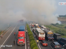 Vụ tai nạn trên cao tốc Long Thành quay bằng Flycam