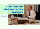 5 thói quen tốt tránh ung thư của ông Putin
