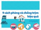 9 cách phòng, chống trộm hiệu quả