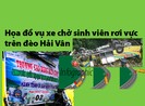 Toàn cảnh vụ xe chở sinh viên rơi vực trên đèo Hải Vân