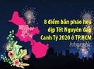 8 điểm bắn pháo hoa dịp Tết Nguyên đán Canh Tý 2020 ở TP.HCM