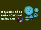 Quảng Nam: 10 gia đình có người thân nhiễm COVID-19
