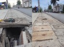 Mương thoát nước đã gắn nắp