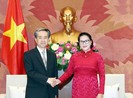 Chủ tịch Quốc hội tiếp đại sứ Trung Quốc