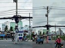 Sẽ di dời trụ điện giữa đường