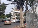 Đã khắc phục trụ điện nguy hiểm ở quận 2