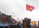 Chào cờ đầu năm mới ở điểm cực đông đất liền Tổ quốc