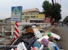Cầu ô nhiễm vì rác
