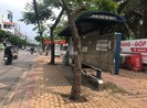 Trạm chờ xe buýt không ai dám ngồi đã được dọn sạch