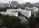 Tường căn cứ TQ ở Hong Kong xuất hiện khẩu hiệu biểu tình