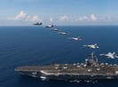 Mỹ đưa hai tàu sân bay, nhiều tàu chiến vào Biển Đông tập trận