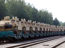 Hàng trăm lính Mỹ và xe tăng áp sát biên giới Belarus tập trận