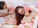 Ngắm Song Nhi vui vẻ đáng yêu trong ngày xuất viện