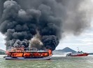 Kiên Giang: Cứu 25 người trong vụ cháy tàu gần đảo Hải Tặc