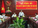 Hậu Giang trao các quyết định về công tác cán bộ