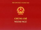 Bộ GD bỏ quy định kiểm tra, cấp chứng chỉ ngoại ngữ A, B, C