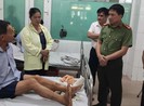 Bắt khẩn cấp người chém công an viên đứt gân chân