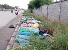 Góc ảnh: Vỉa hè um tùm cỏ và rác