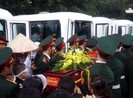 Những hình ảnh xúc động tại lễ truy điệu 18 chiến sĩ hy sinh