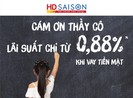 Thầy cô giáo được vay tín chấp lãi suất chỉ từ 0,88%