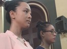 Hoa hậu Phương Nga cảm ơn nhưng không trả lời luật sư