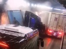 2 xe container tông trong hầm Hải Vân, kẹt xe nhiều giờ liền