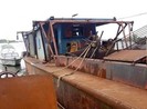Hy hữu: 2 người trộm tàu vỏ sắt 200 tấn mang về Hải Phòng bán