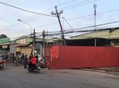 1 phụ nữ ở Bình Dương bị thùng container đè chết thảm
