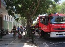 Cháy trụ sở, 1 phụ nữ mang thai tìm cách thoát thân