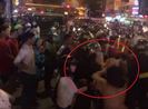 Cô gái đánh cảnh sát cơ động tại Hàng Xanh để đòi thả chồng