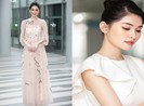 Á hậu Thùy Dung diện váy trắng khoe vẻ đẹp thanh lịch