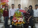 Hình ảnh 1 số đoàn tới thăm chúc mừng báo Pháp Luật TP.HCM