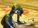 Thanh niên dùng bình chữa cháy và kéo tấn công tài xế Grabbike