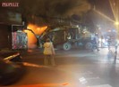 Cháy quán cơm lúc rạng sáng, huy động cả xe múc dập lửa